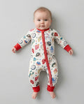 Gerippte Babykleidung mit individuellem Foto - Weich &amp; Skizzenhaft