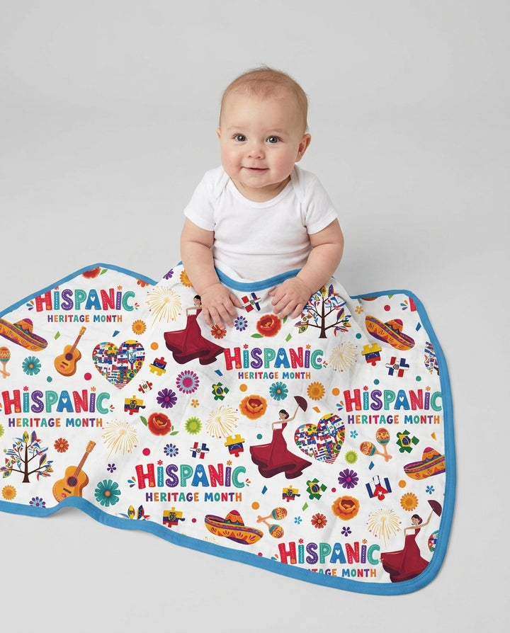 Fiesta Hispanic Heritage Month Bamboo Blanket
