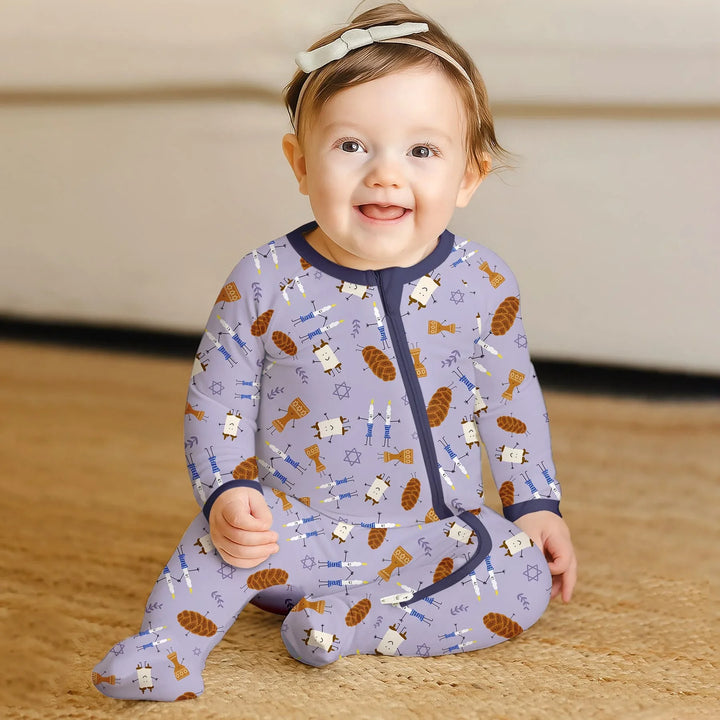 Shabbat Shalom Family Matching Convertible Zippy