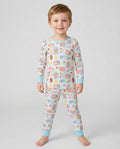 Conjunto de pijama de dos piezas de bambú de manga larga