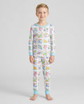 Shark Tropical Bamboo Two Piece Long Sleeve Pajama Set