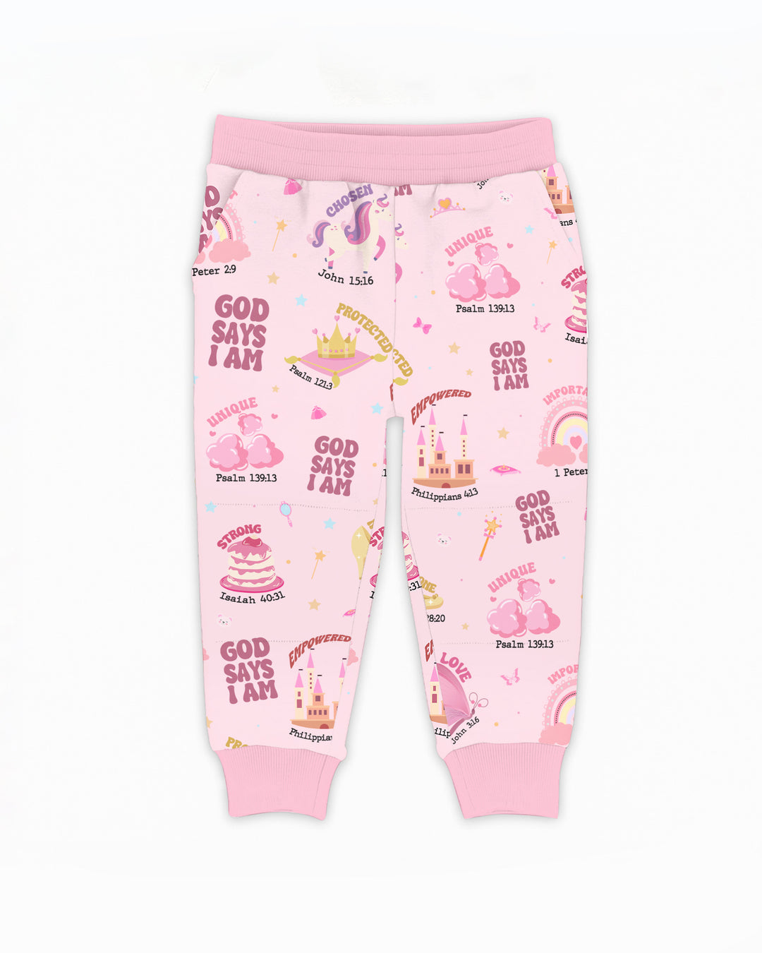 God Says I Am Girl Jogger