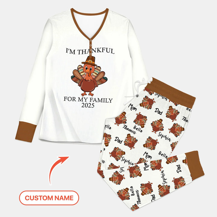 Vorlage für individuelles Damen-Pyjama-Set