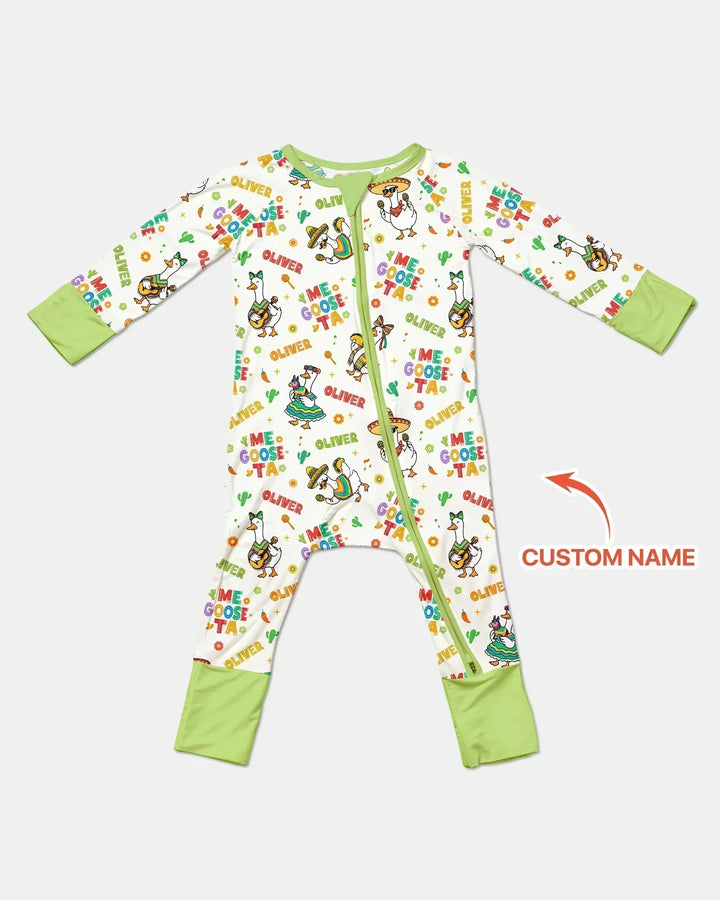 Custom name Me Goose-ta Bamboo Convertible Zippy