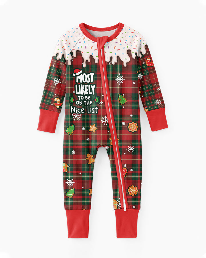 Funny Christmas Family Matching Bamboo Convertible Zippy