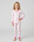 Cute Axolotl Birthday Girl Bamboo Two Piece Long Sleeve Pajama Set