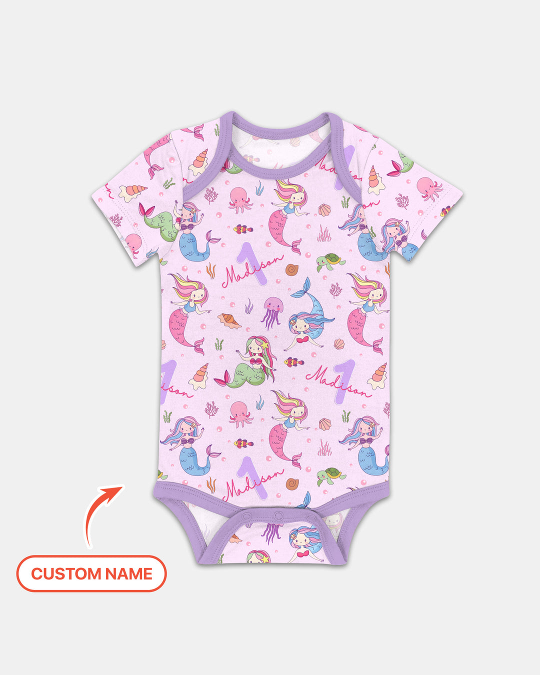 Gerippte Babykleidung mit individuellem Foto - Weich &amp; Skizzenhaft
