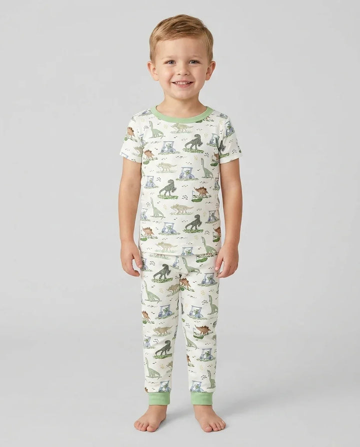 Zweiteiliges, kurzärmliges Pyjama-Set mit Marienkäfern