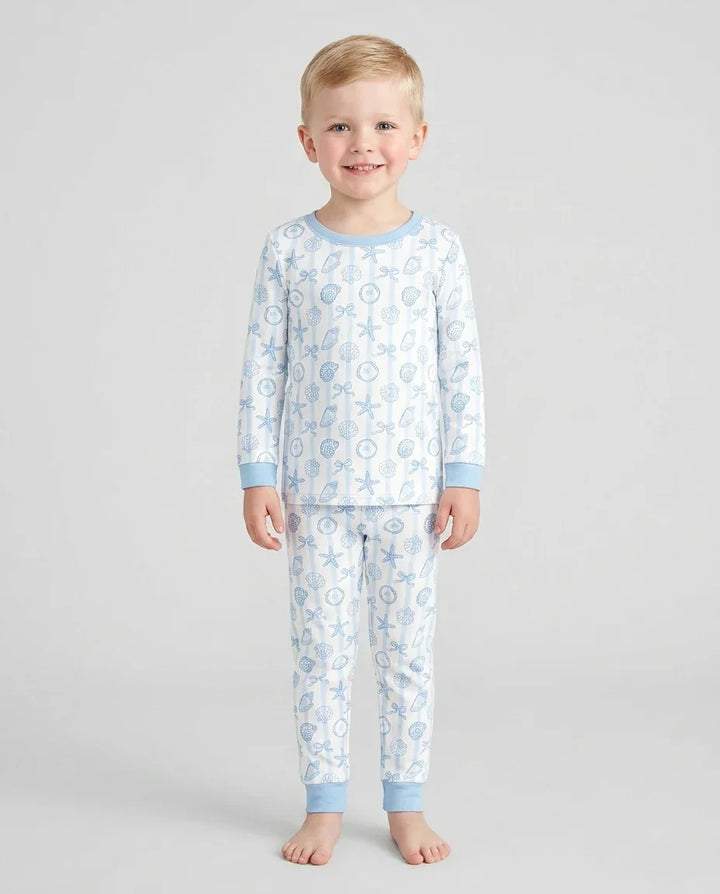 Conjunto de pijama de dos piezas de bambú con mangas largas, plantilla PERSONALIZADA