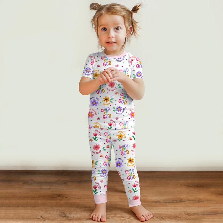 Child of God Two Piece Short Sleeve Pajama Set