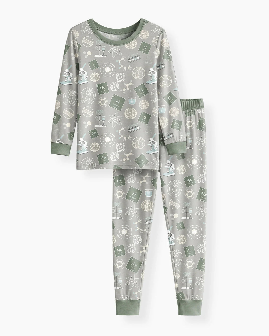 A Moment Of Science Bamboo Two Piece Long Sleeve Pajama Set