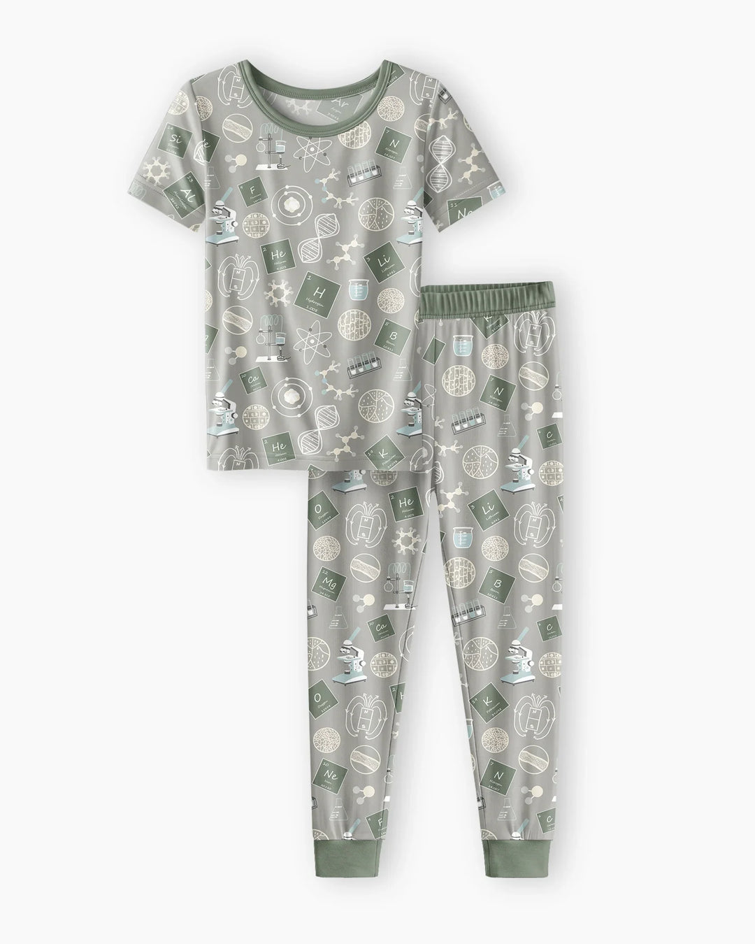 A Moment Of Science Bamboo Two Piece Short Sleeve Pajama Set