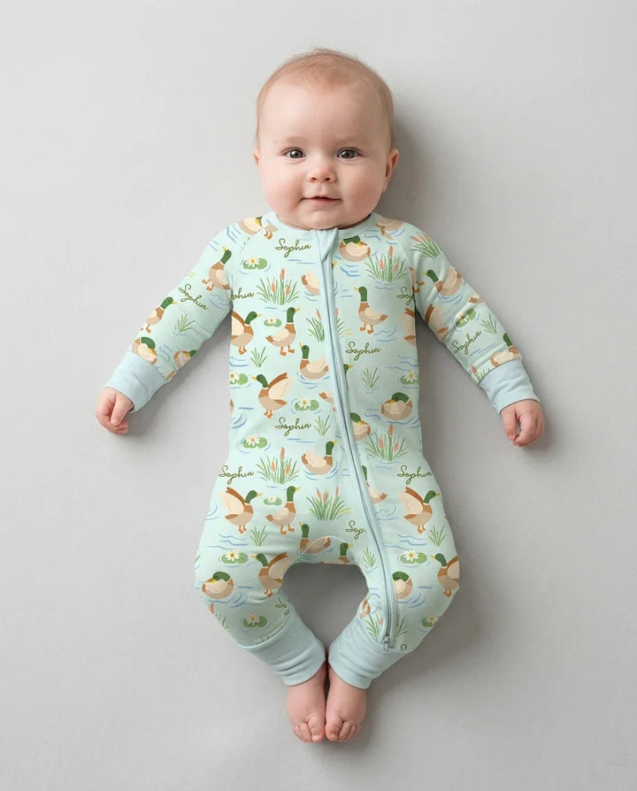 Personalized Mallard Duck Bamboo Convertible Zippy