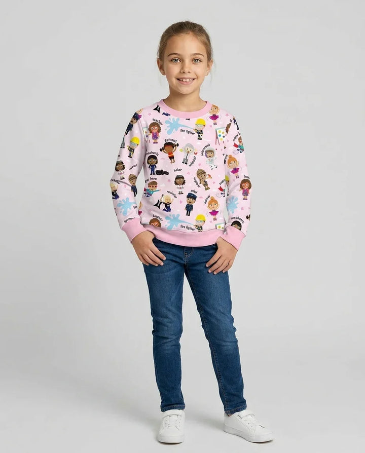 Sudadera de cuello redondo Bamboo Template