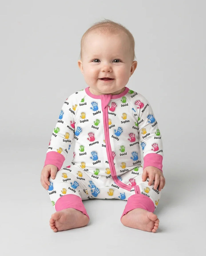 Gerippte Babykleidung mit individuellem Foto - Weich &amp; Skizzenhaft