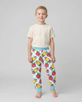 Checkered Apple Scribbles Bamboo Jogger