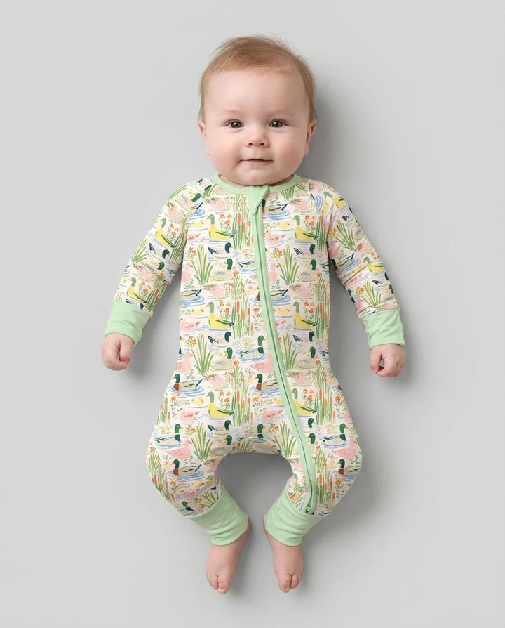 Whimsical Mallard Duck Bamboo Convertible Zippy
