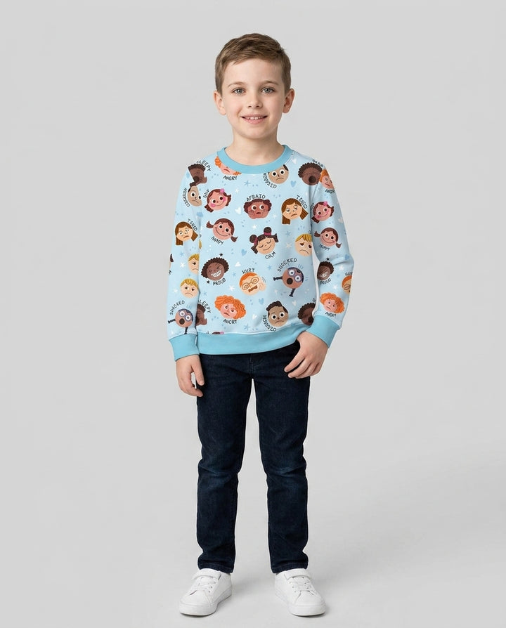 Sweatshirt mit Rundhalsausschnitt aus Bambusfaser