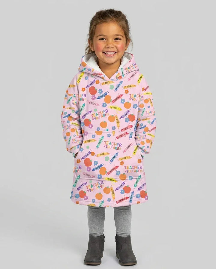Teacher You Are Special Bamboo Blanket Hoodie