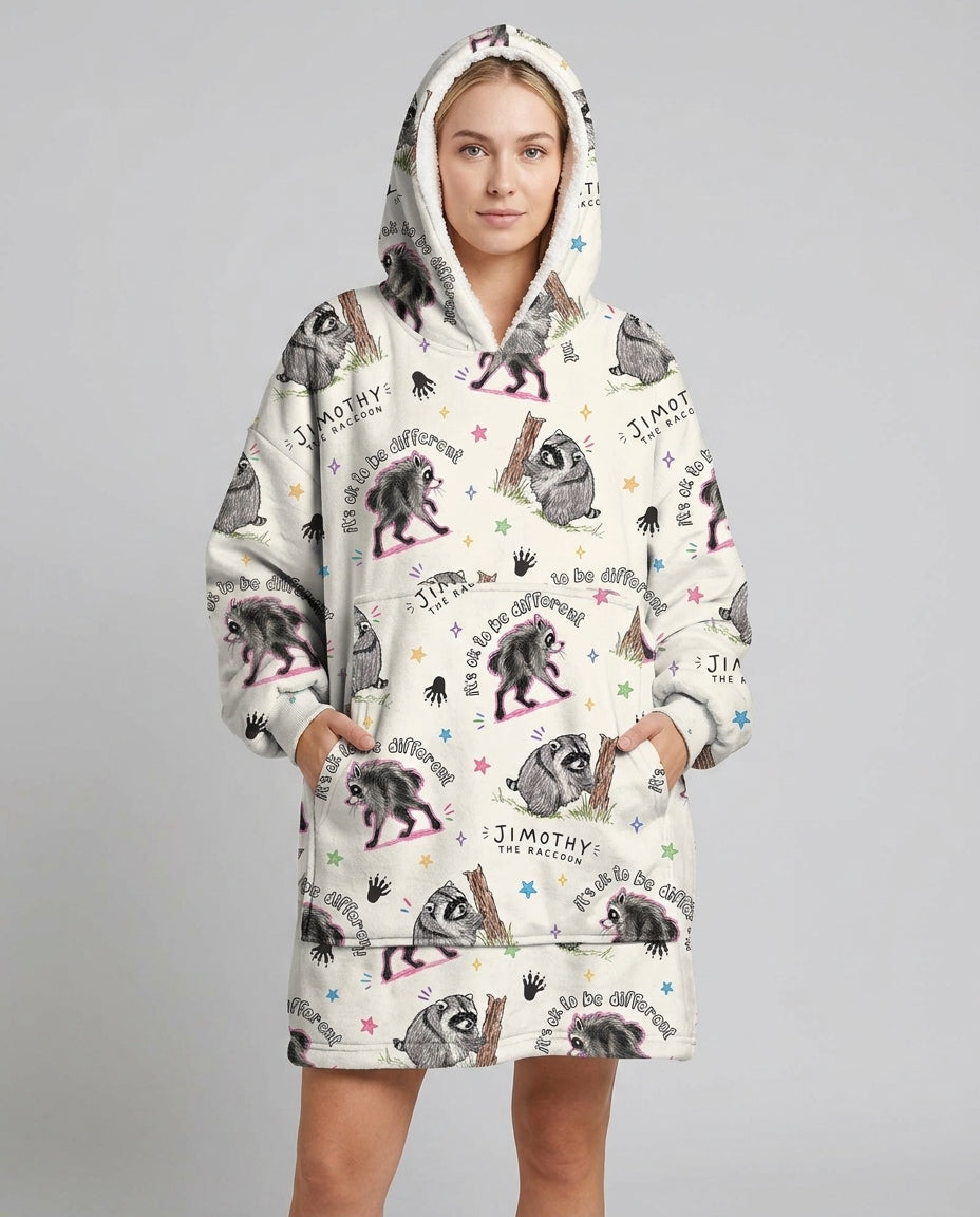 It's Okay to be Jimothy Bamboo Blanket Hoodie