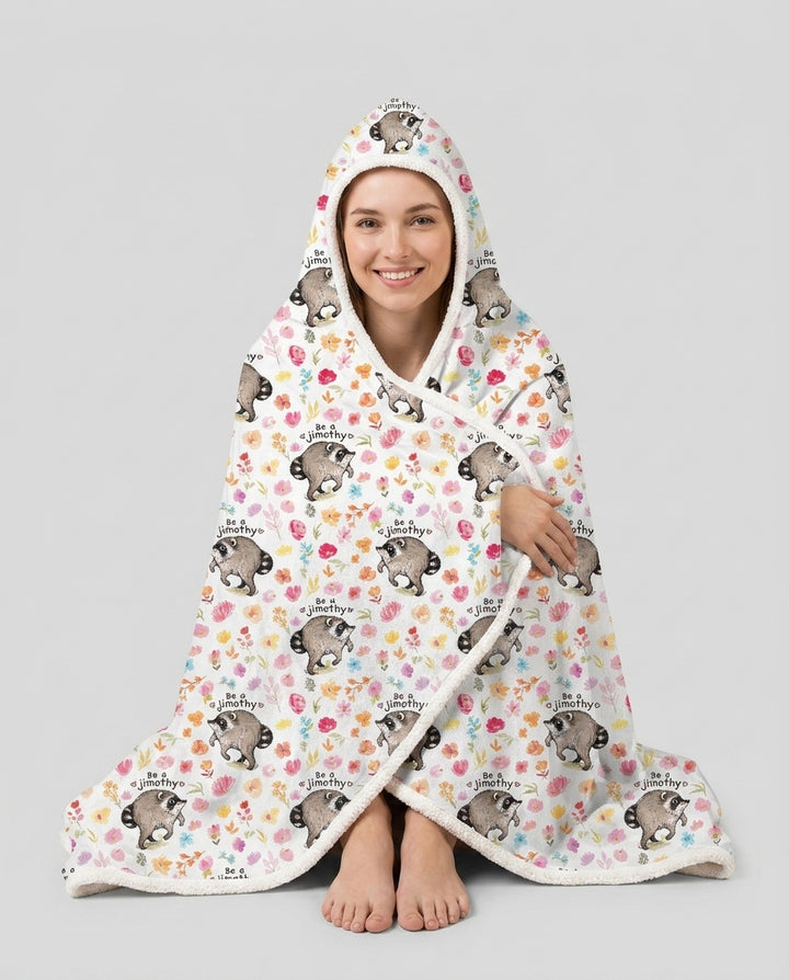 Be A Jimothy Family Matching Bamboo Wearable Hooded Blanket
