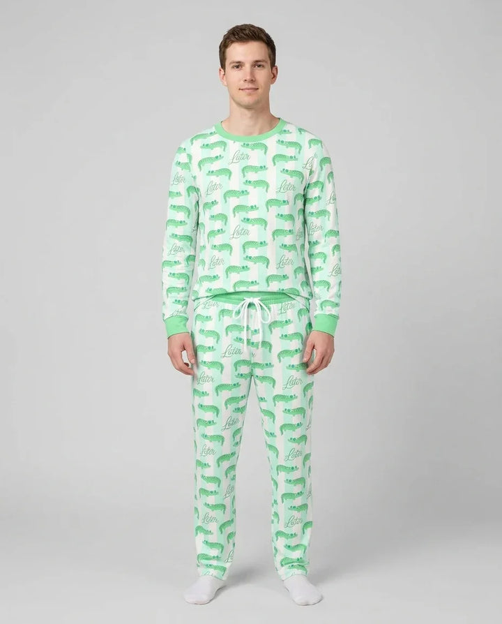 Later Gator Men's Pajama Set