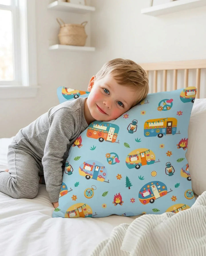 Happy Little Camper Bamboo Pillow Case