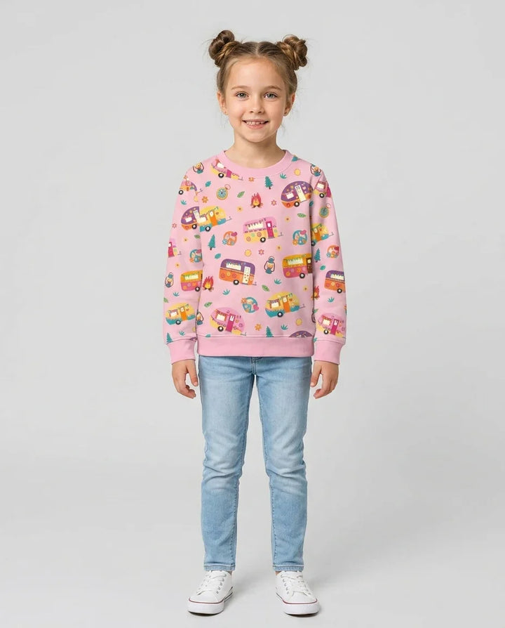 Happy Little Camper Bamboo Crewneck Sweatshirt
