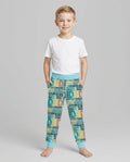 Pantalón deportivo de bambú con estampado de palabras "Papá"