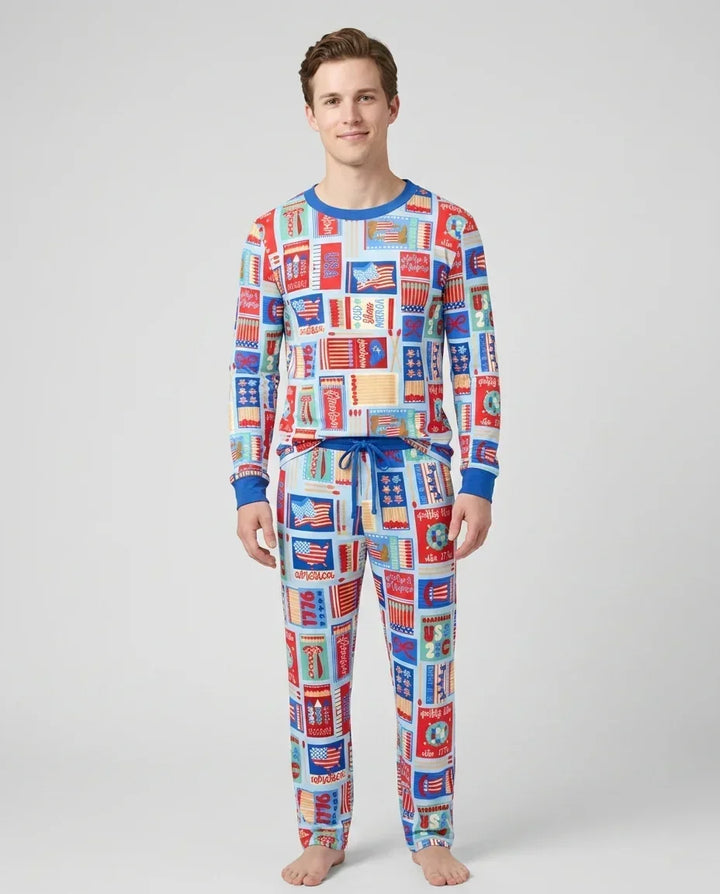 Vorlage Herren-Pyjama-Set