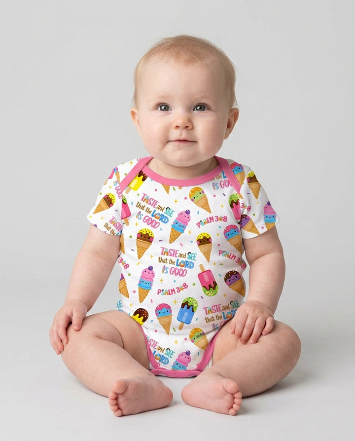 Gerippte Babykleidung mit individuellem Foto - Weich &amp; Skizzenhaft