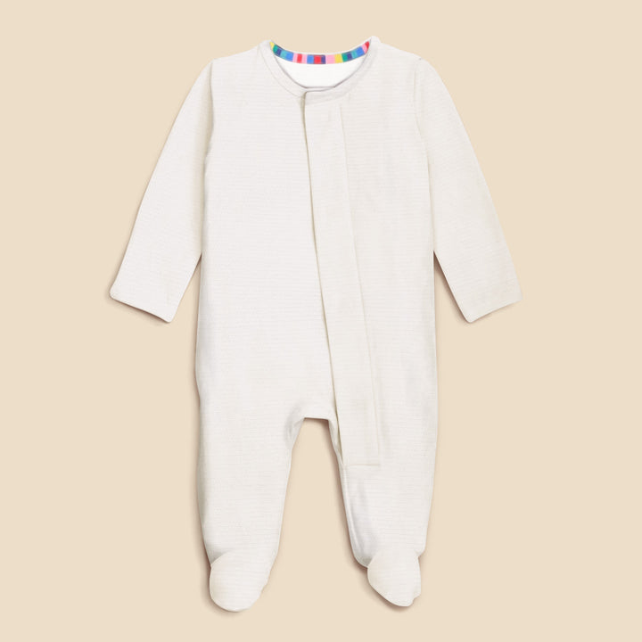 Cloud Magnetic Footie Romper