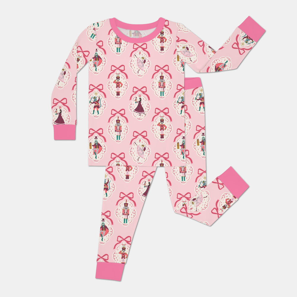 The Nutcracker Ballet Christmas Two Piece Long Sleeve Pajama Set , The Nutcracker Ballet Christmas Two Piece Long Sleeve Pajama Set - 12-18M