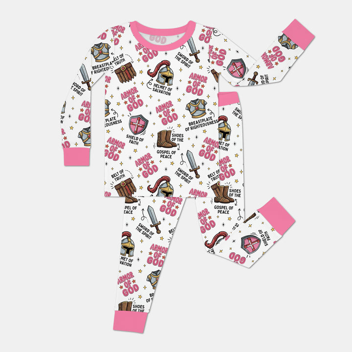 Armor of God Two Piece Long Sleeve Pajama Set