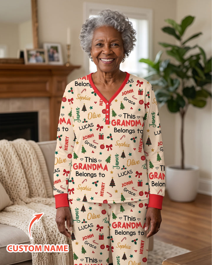 Loved By My Kids Bamboo Women Pajama Set