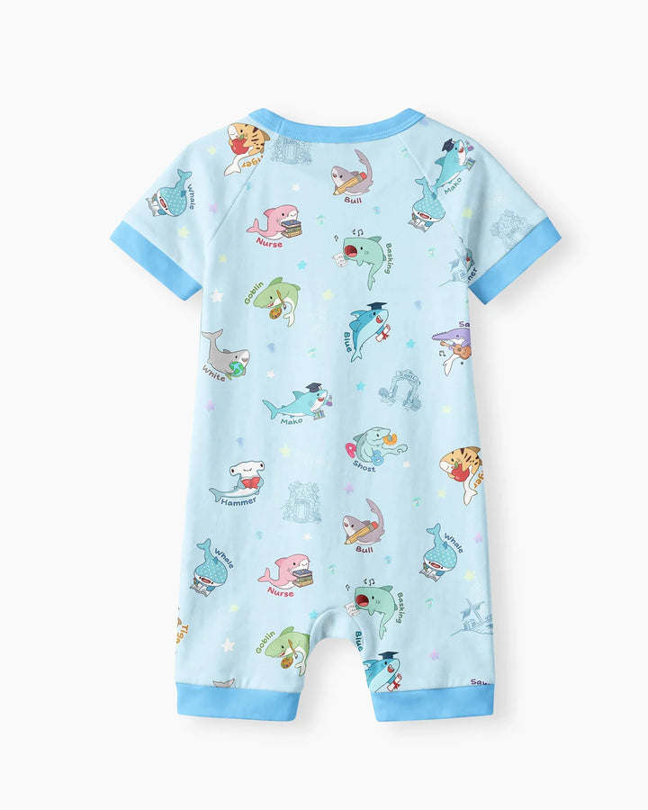 Shark School Bamboo Shorty Zippy