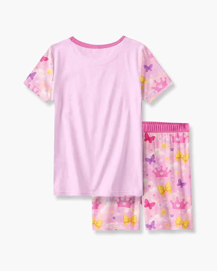 Afro Princess You Are Beautiful Bamboo Two Piece Short Sleeve Shorts Pajama Set