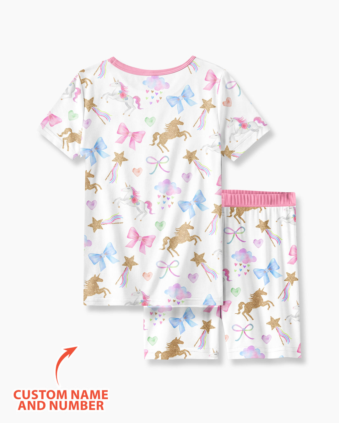 Conjunto de Pijama de Dos Piezas de Bambú con Mangas Cortas y Pantalones Cortos