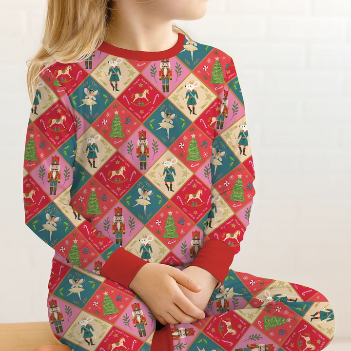 Nutcracker Christmas Magic Two Piece Long Sleeve Pajama Set