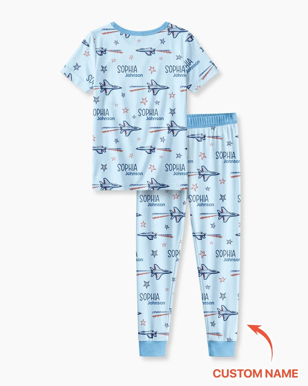 Zweiteiliges, kurzärmliges Pyjama-Set mit Marienkäfern