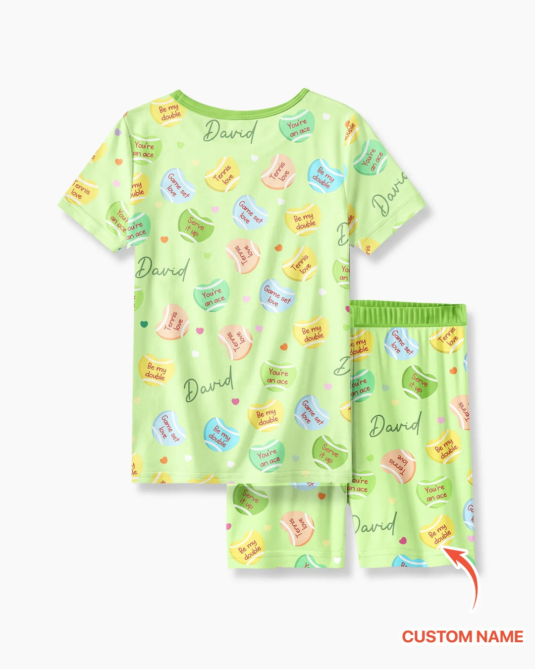 Schlafanzug-Set zweiteilig, kurze Ärmel, kurze Hose, Bambus