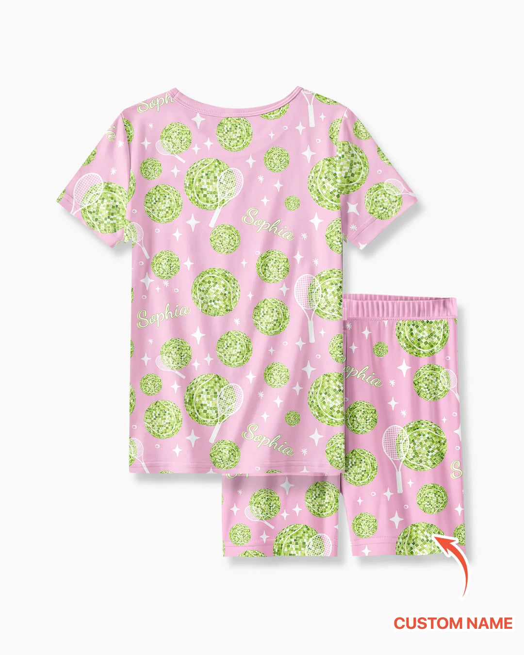 Conjunto de Pijama de Dos Piezas de Bambú con Mangas Cortas y Pantalones Cortos