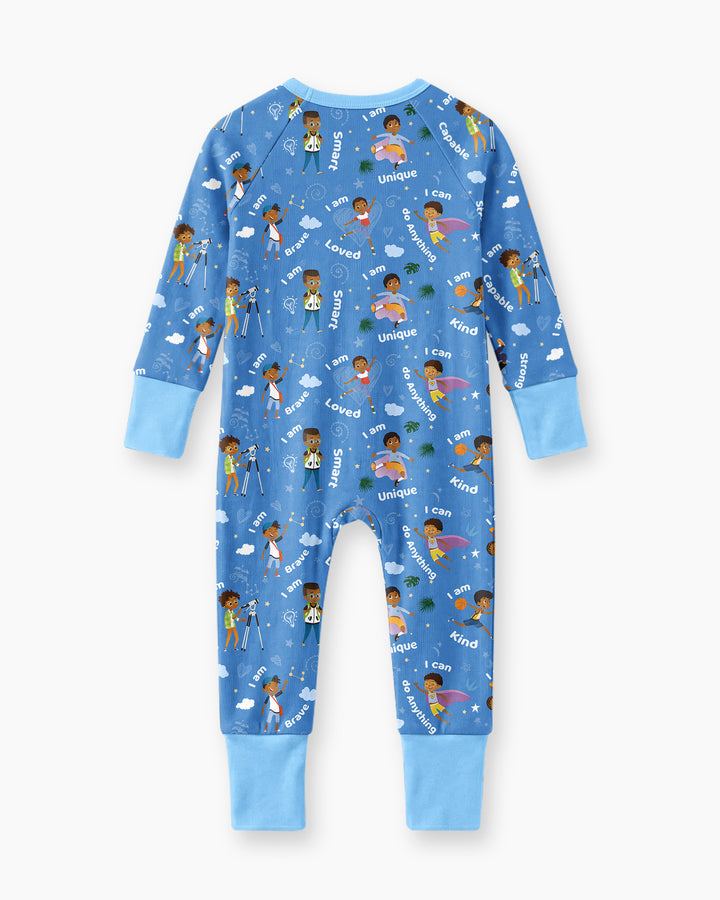 Black Boys I Am Smart Bamboo Convertible Zippy