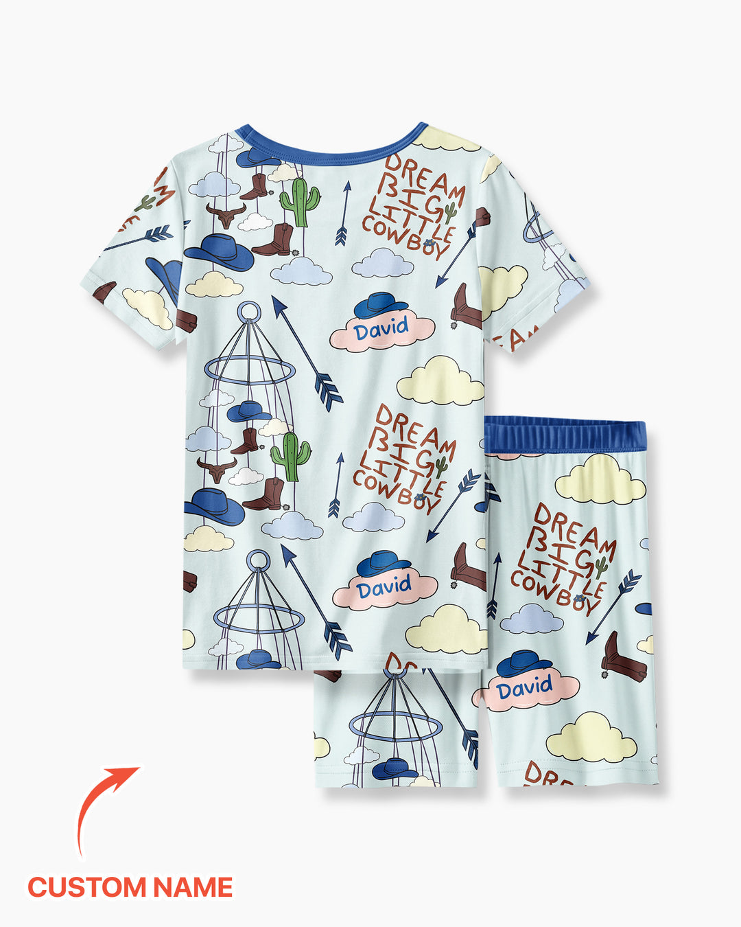 Conjunto de Pijama de Dos Piezas de Bambú con Mangas Cortas y Pantalones Cortos