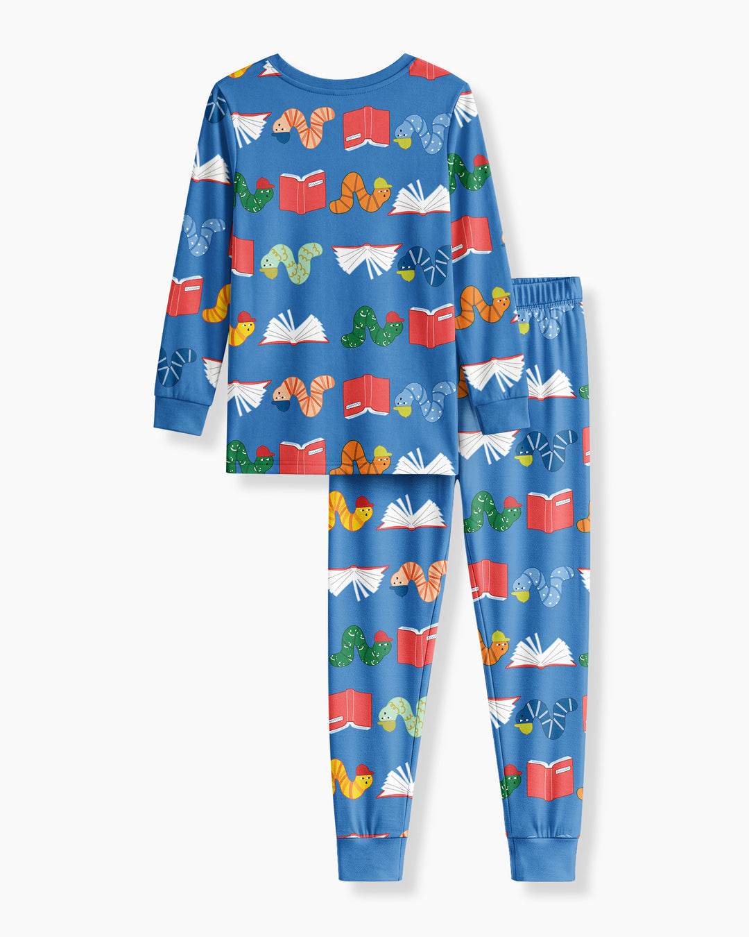 Bookworm Family Matching Bamboo Two Piece Long Sleeve Pajama Set
