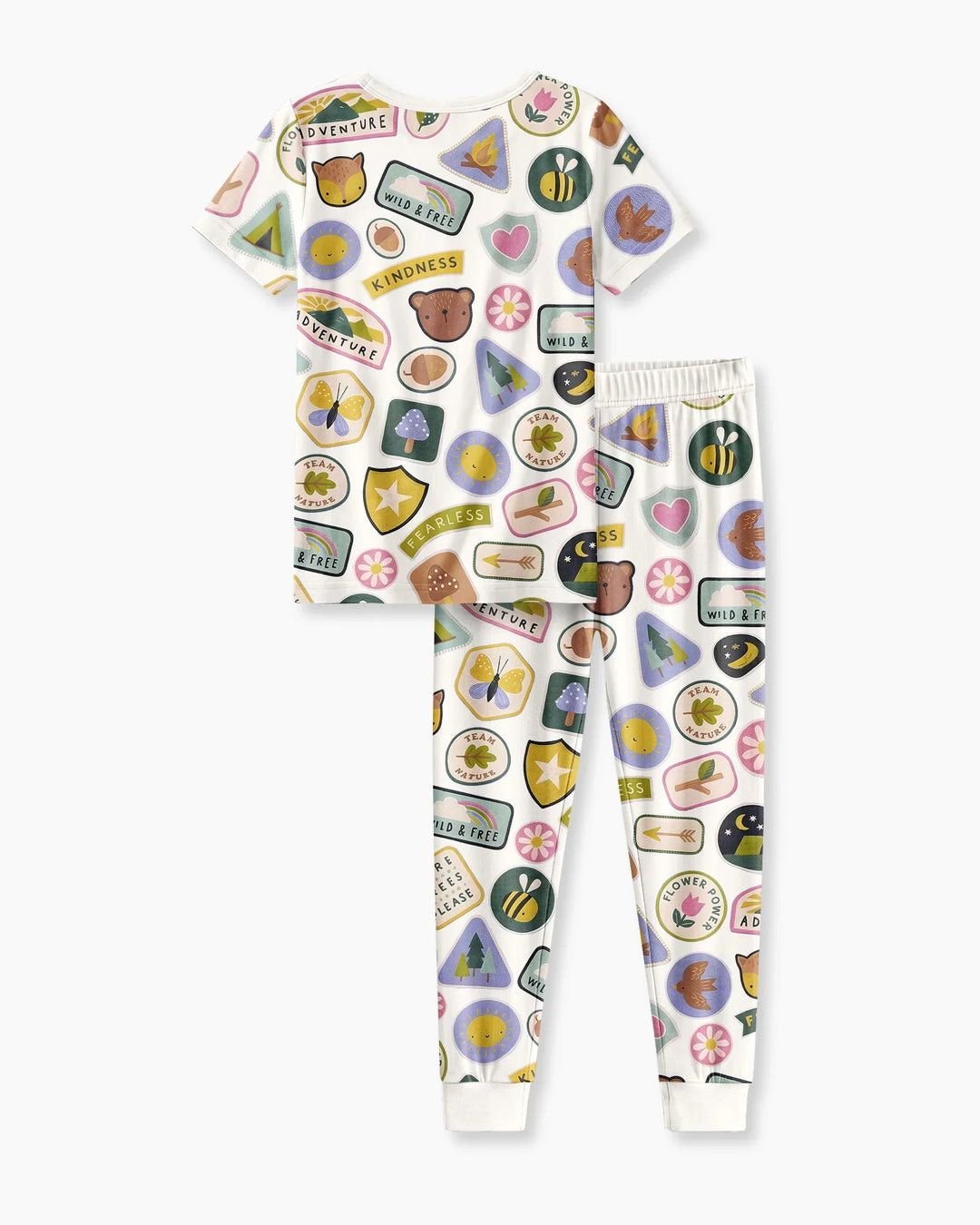 Little Explorer Bamboo Two Piece Short Sleeve Pajama Set