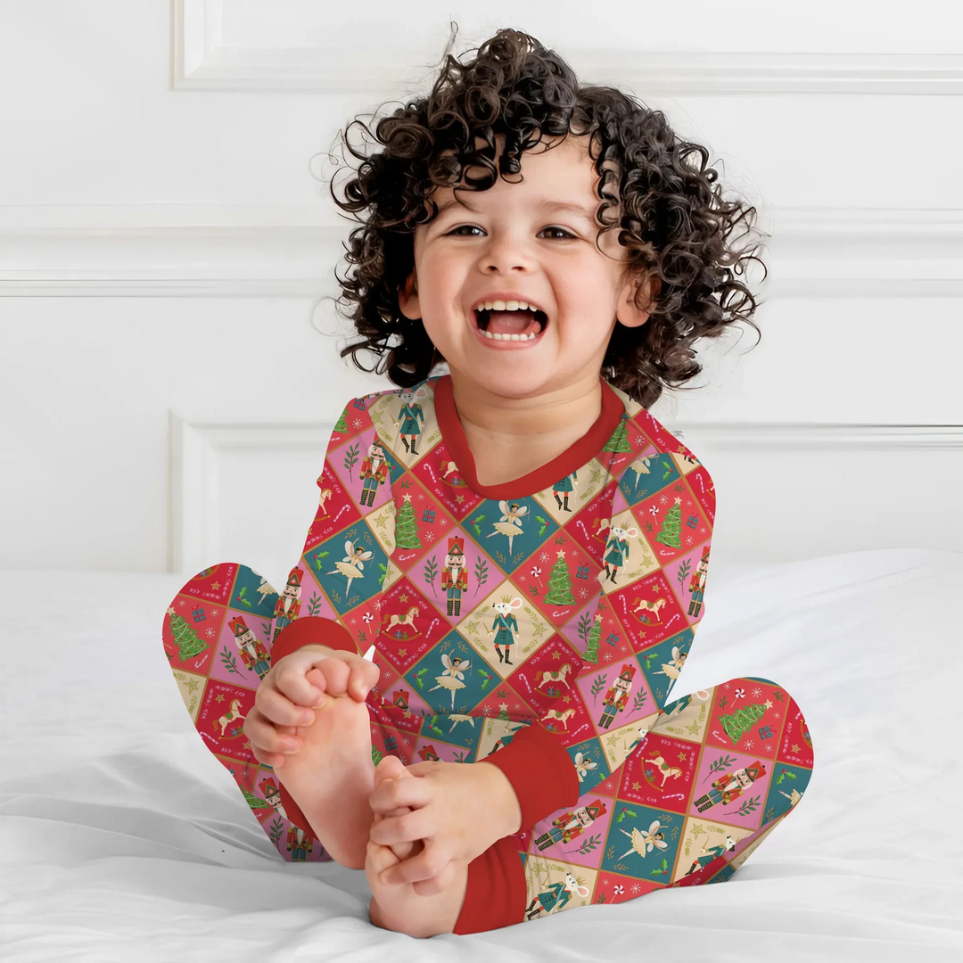 Nutcracker Christmas Magic Two Piece Long Sleeve Pajama Set