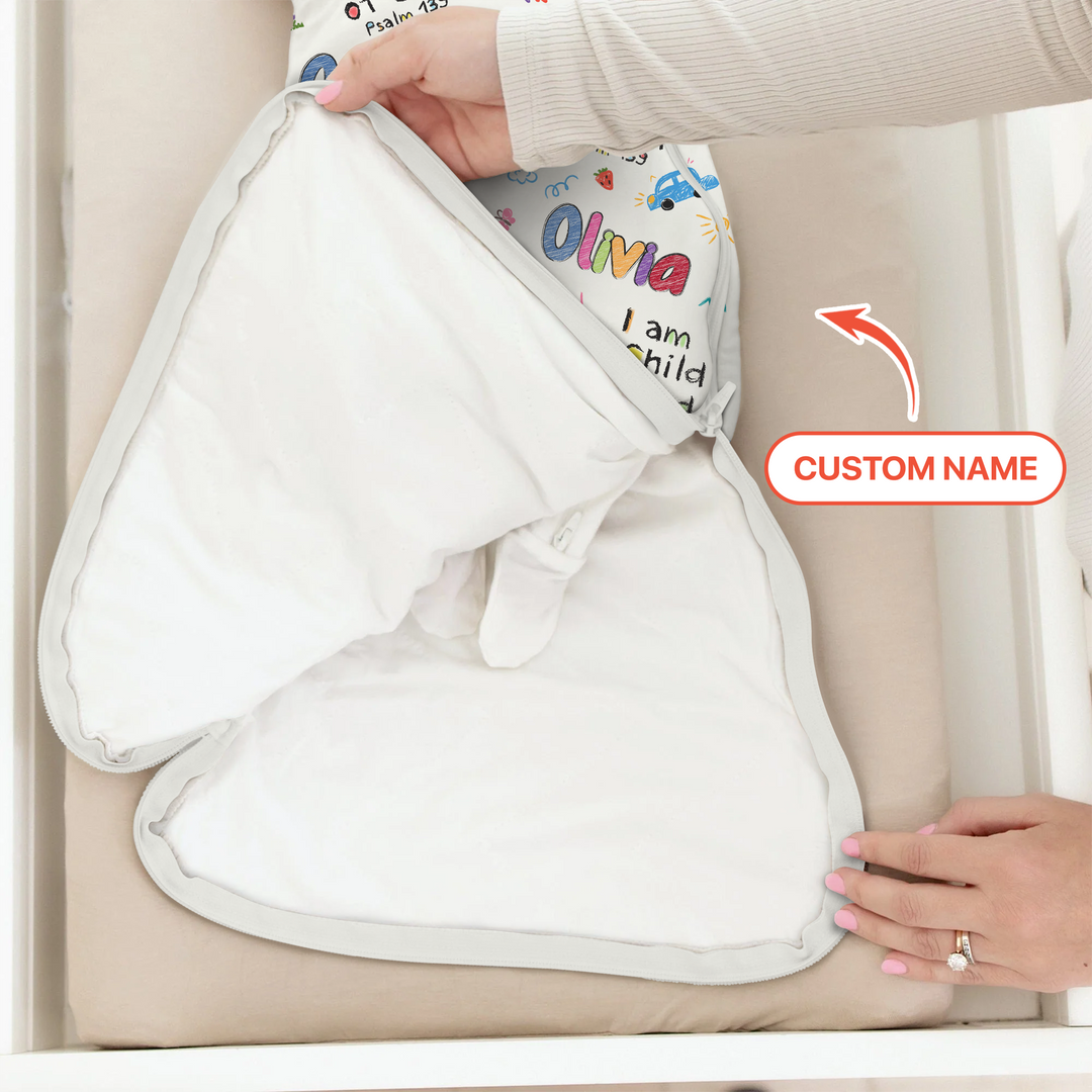 Custom Name "I am a Child of God" - Sleep Bag