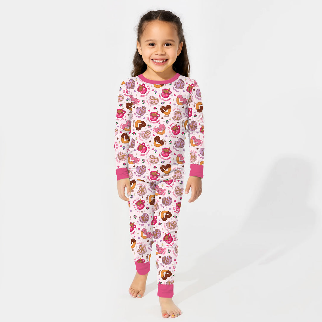 Te quiero un churro Two Piece Long Sleeve Pajama Set