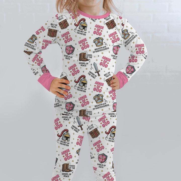 Armor of God Two Piece Long Sleeve Pajama Set
